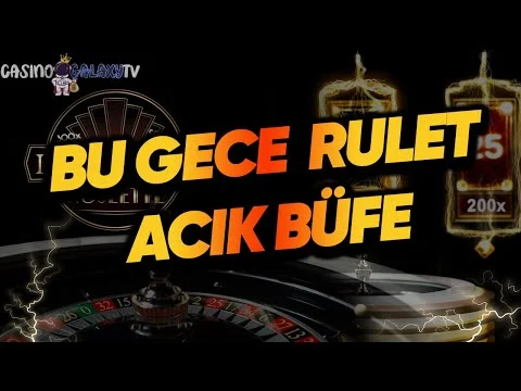 NEREYE BASSAK GELİYOR BU NASIL RULET GECESİ 😍 CASİNO GALAXY TV